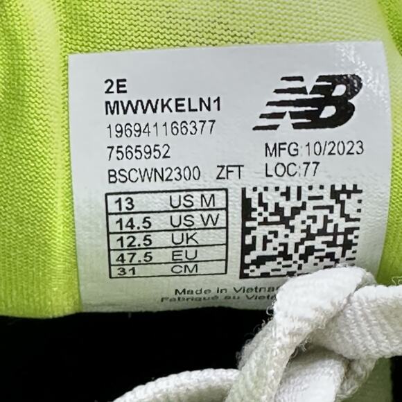 New Balance FuelCell Walker Elite Navy White Men’s Shoes Size 13 (2E-Wide)